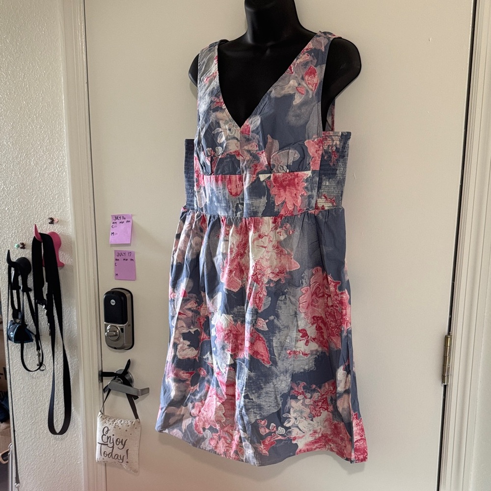 LOFT- Floral Sleeveless Dress